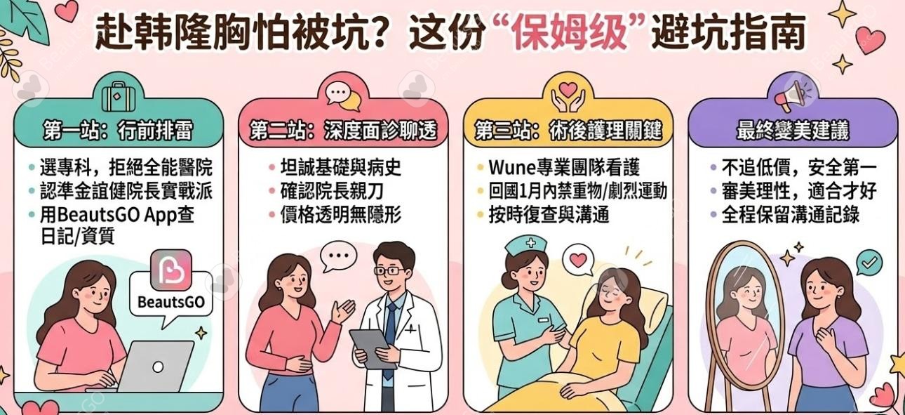 小白赴韩胸部整形全攻略：认准Wune整形外科，省心避坑不踩雷