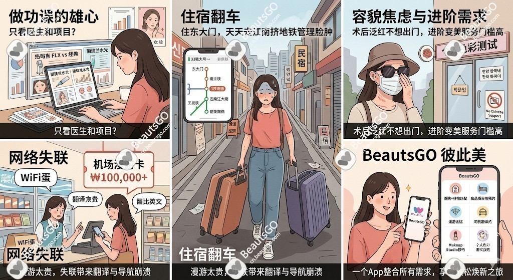 How to choose a plastic surgery clinic in South Korea? A detailed comparison of VAVA, Vanny, UVOM, and U&Lin | Book your appointment with BeautsGO in 