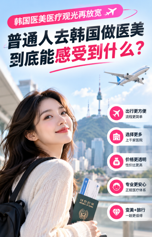 韩国医美医疗观光政策再放宽，普通人去韩国做医美到底能感受到什么
